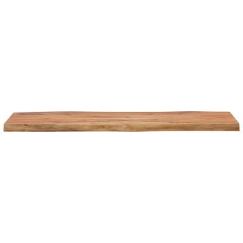 Tischplatte 90x40x2,5 cm Rechteckig Massivholz Akazie Baumkante