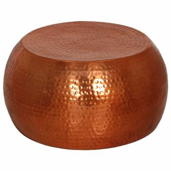ARDEBO.de - Couchtisch Messing Ø55x28 cm Aluminium