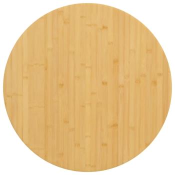 ARDEBO.de - Tischplatte Ø70x1,5 cm Bambus