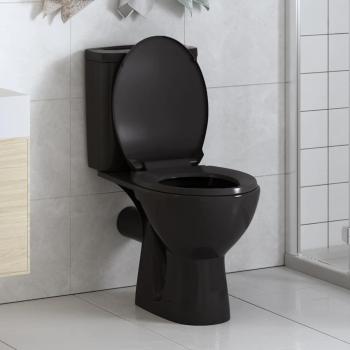 ARDEBO.de - Toilettensitz mit Absenkautomatik und Quick-Release Schwarz