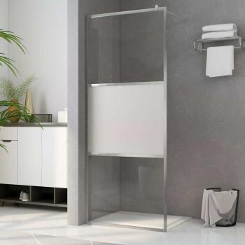 ARDEBO.de - Duschwand f?r Begehbare Dusche Halbmattiertes ESG-Glas 80x195cm