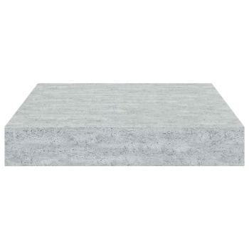 Schweberegal Betongrau 23x23,5x3,8 cm MDF