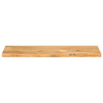 Tischplatte mit Baumkante 100x40x3,8 cm Massivholz Mango