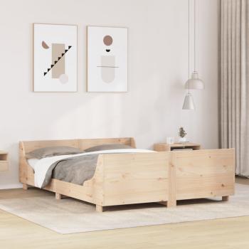 ARDEBO.de - Massivholzbett ohne Matratze 120x200 cm Kiefernholz