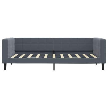 Tagesbett Dunkelgrau 90x190 cm Samt
