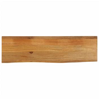 ARDEBO.de - Tischplatte mit Baumkante 110x20x2,5 cm Massivholz Mango