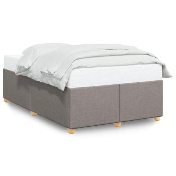 Bettgestell ohne Matratze Taupe 120x190 cm Stoff