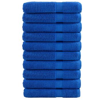 ARDEBO.de - Premium Saunatücher SOLUND 10 Stk. Blau 80x200 cm 600 g/m²