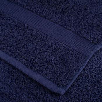 Premium Handtücher SOLUND 10 Stk. Marineblau 100x200 cm 600 g/m²