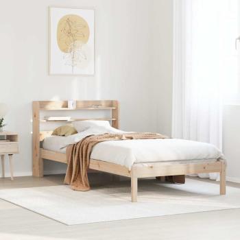 ARDEBO.de - Massivholzbett ohne Matratze 90x200 Kiefernholz