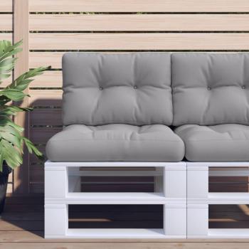 ARDEBO.de - Palettenkissen Grau 50x40x12 cm Stoff