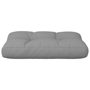 Palettenkissen Grau 50x40x12 cm Stoff