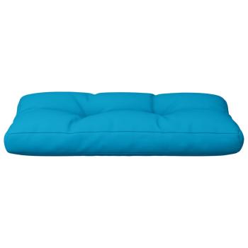 Palettenkissen Hellblau 70x40x12 cm Stoff