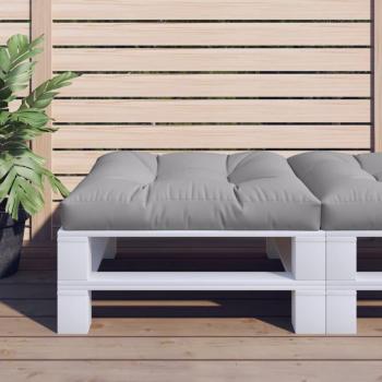 ARDEBO.de - Palettenkissen Grau 80x80x12 cm Stoff