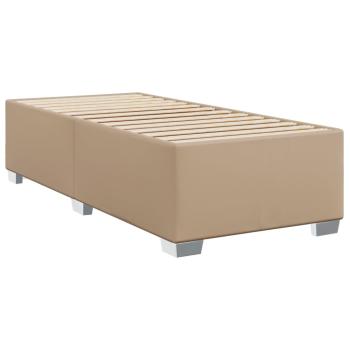 Bettgestell Cappuccino-Braun 100x200 cm Kunstleder