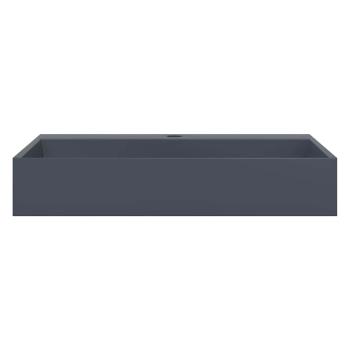 Waschbecken 60x38x11 cm Mineralguss/Marmorguss Anthrazit