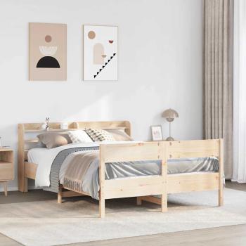 ARDEBO.de - Massivholzbett ohne Matratze 135x190 cm Kiefernholz