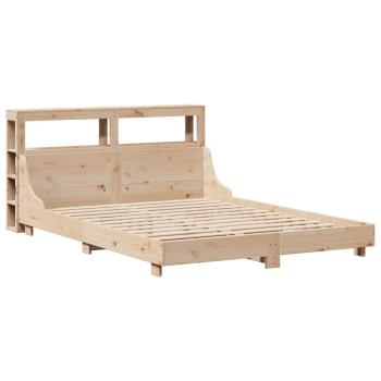Massivholzbett ohne Matratze 140x190 cm Kiefernholz