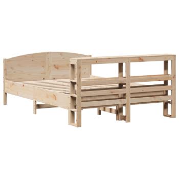 Massivholzbett ohne Matratze 140x200 cm Kiefernholz