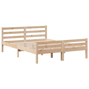 Bettgestell mit Kopfteil ohne Matratze 150x200 cm