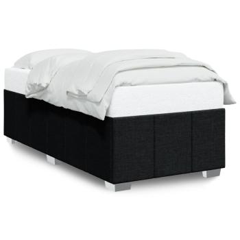 Bettgestell ohne Matratze Schwarz 90x190 cm Stoff
