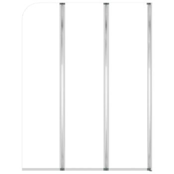 Duschabtrennungen 2 Stk. 104x130 cm Hartglas Transparent