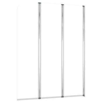 Duschabtrennungen 2 Stk. 104x130 cm Hartglas Transparent
