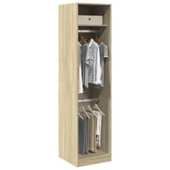 ARDEBO.de - Kleiderschrank Sonoma-Eiche 50x50x200 cm Holzwerkstoff
