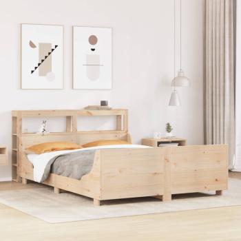 ARDEBO.de - Massivholzbett ohne Matratze 160x200 cm Kiefernholz