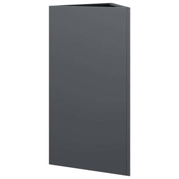 Pflanzkübel Anthrazit Dreieckig 40x34,5x75 cm Stahl