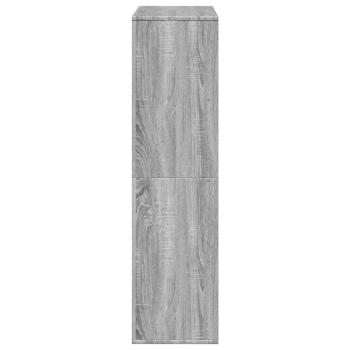 Bücherregal Grau Sonoma 100x33x125,5 cm Holzwerkstoff