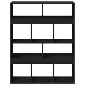 Raumteiler Schwarz 100x33x125,5 cm Holzwerkstoff