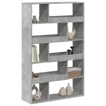 B?cherregal Betongrau 100x33x156,5 cm Holzwerkstoff