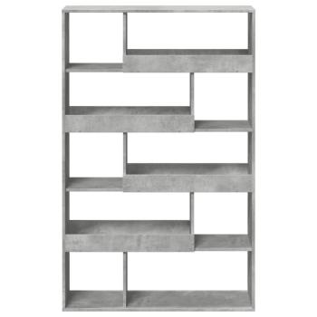 B?cherregal Betongrau 100x33x156,5 cm Holzwerkstoff