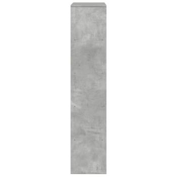 B?cherregal Betongrau 100x33x156,5 cm Holzwerkstoff