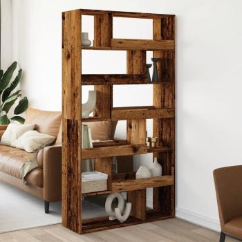 ARDEBO.de - Raumteiler Altholz-Optik 100x33x187,5 cm Holzwerkstoff