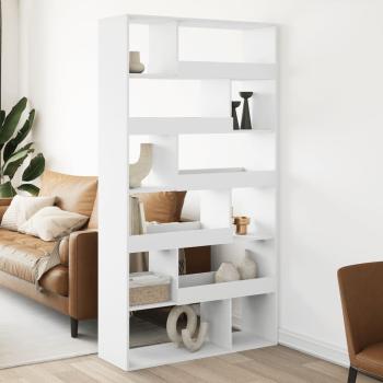 ARDEBO.de - Raumteiler Wei? 100x33x187,5 cm Holzwerkstoff