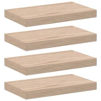 Schweberegale 4 Stk. 40x23,5x4 cm Holzwerkstoff