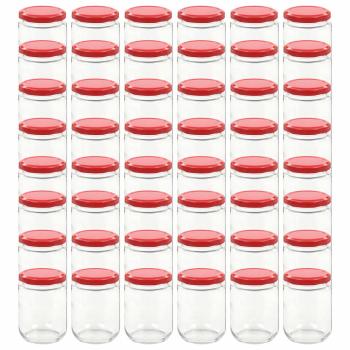 Marmeladengläser mit Rotem Deckel 48 Stk. 230 ml