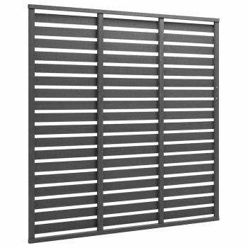 Zaunelement WPC 180x180 cm Grau