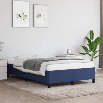 ARDEBO.de - Bettgestell ohne Matratze Blau 120x190 cm Stoff