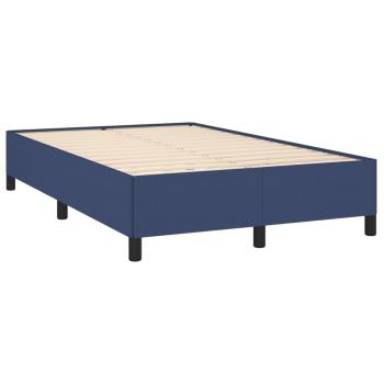 Bettgestell ohne Matratze Blau 120x190 cm Stoff