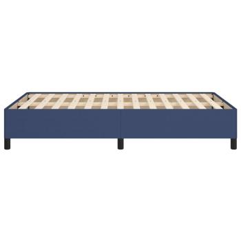 Bettgestell ohne Matratze Blau 120x190 cm Stoff