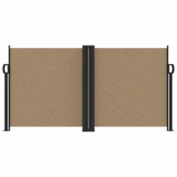 Seitenmarkise Ausziehbar Taupe 120x1200 cm