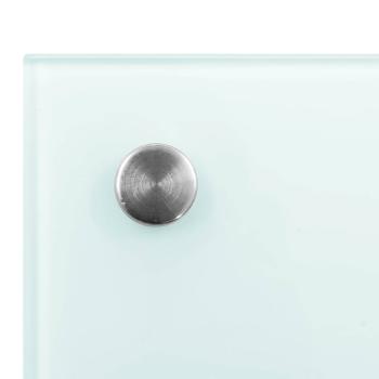 Küchenrückwand Milchweiß 100x40 cm Hartglas