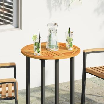 ARDEBO.de - Tischplatte Ø60x2 cm Rund Massivholz Akazie