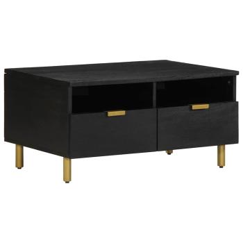 ARDEBO.de - Couchtisch Schwarz 80x54x40 cm Holzwerkstoff