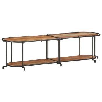 ARDEBO.de - TV-Regal 160x42x40 cm Massivholz Akazie