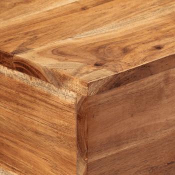 Konsolentisch 110x30x75 cm Massivholz Akazie und Eisen