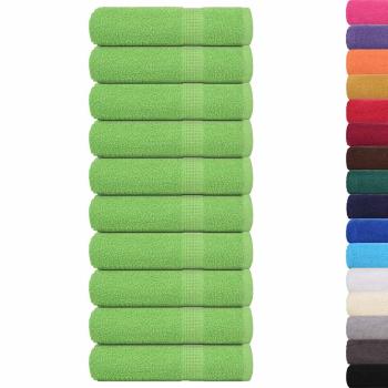 Badetücher FROGN 10 Stk. Apfelgrün 100x150 cm 360 g/m²